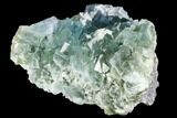 Green Cubic Fluorite Crystal Cluster - China #112198-1